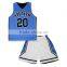 reversible basketball uniforms , white and blue cheap basketball uniform