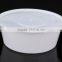 big volume white PP microwave biodegradable food grade disposable plastic to go storage container to keep food hot