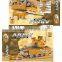 New arrival at war brown tank building block set