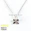New Trend Creative Manual 925 Sterling Silver Bow Necklice Jewelry