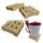Promotion cheap beer logo drink coaster/absorbent paper cup pad/beer coasters set