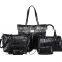 Popular blue handbag beautiful women handbag set 2015