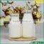 200ml 250ml 500ml clear glass milk yogurt plastic cap bottle