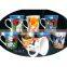 380ml porcelain coffee mug in printed design