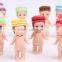 OEM make eco-friendly plastic pvc cute baby model , POP PVC Animal baby Figure toys, plastic lovely dolls for kids