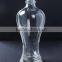 china new arrival OEM logo fancy glass liquor bottle factory