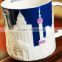 new style creative city building view carving modeling exhibation gift ceramic coffee mug