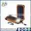 Factory directly selling portable mobile solar 15000mAh power bank with metal case