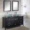 63 inch Double Sinks and Mirrored Bathroom Cabinet Vanities