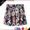Spring and summer of 2016 printed bust skirt of tall waist broken flower skirt woman skirt pleated skirt
