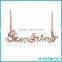 925 Sterling Silver Personalized Name Necklace - Custom Made With Any Words