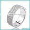 925 Sterling Silver Mircro Pave Setting China AAA CZ Ring, Finger Ring Designs Women Wholesale