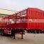 3 axles side wall semi trailer animal transport semi trailer series