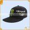 2016 New common fabric flat custom snapback baseball caps