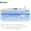 Factory Advanced white LED backlit USB Wired game keyboard
