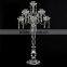 Glass Hurricanes Wedding Candelabra Crystal Candelara Flower Arrangements for Weddings