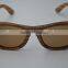 2015 OEM Zebra Wood Factory Price Custom Wooden Frames Sunglasses Handmad Wood Sunglasses Polarzied Lense
