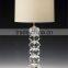 CE SAA CCC CUL high quality crystal table lamp with pagoda shade for living room