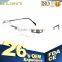 Super Light Fashion Elegant Custom Rimless Titanium Optical Frame 34TA55-5003