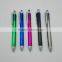 Muti Color Stylus Ball Pen, 4 in 1 Stylus LOGO Pen