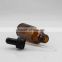 5ml 10ml 15ml 20ml 30ml 50ml 100ml amber essential oil glass bottles with glass pipette