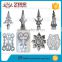 High quality cast iron fence ornaments