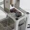 (4 in 1) Commercial Manual Spanish 5L Churros Maker + Working Stand + 6L 110v 220v Electric Deep Fryer + 1L Filling Machine