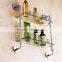 20702 Bathroom Accessory Heart Double Glass Shelf Hotel Use Modern Kitchen