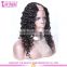 Human Hair Wig Virgin Brazilian Natural Color Curly Upart Wig Human Hair Topper Wig