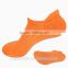 GS half terry yellow cotton women ankle socks custom logo grip barre socks grip trampoline socks