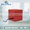2016 new red design usb square led wooden clock