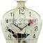 Vase Design Decorative Metal Desk Clock For Promotion