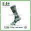 Black Well Shape Jacquard White Compression Nylon Sport Socks