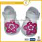 Sweet rubber sole high quality lastest design kids baby sandals shoes for girl