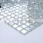 MB SMG14 Wholesale Chinese Mosaic Silver Backsplash Tile Silver Leaf Glass Mosaic