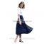 Women Pleated Long Skirt Summer Women Fashion Dress