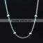 Stainless Steel Ball Station Chains for Floating Lockets