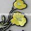 Beautiful Yellow Flower Patches Customized Embroidery Patch Products for Sale