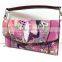 LADIES LONG PURSE, TOP HANDLE CLUTCH WITH ADJUSTABLE SHOULDER STRAP, HIGH QUALITY STINGRAY LONG WALLETS