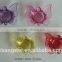 butterfly-shaped glass candle holder