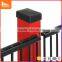 ornamental double loop wire fence double wire fence with powder painted surface