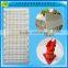 Poultry plastic slat floor for chicken farms