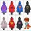 New popular polyester waterproof Pullover Superhero Batman Raincoat kids