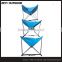 Sand Chair Royal Blue Portable Compact Durable Steel Nylon Fabric New