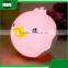 children plastic cartoon mini duck shape usb charge led night lamp light