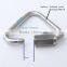 Hardware SS316 Triangle nickel Plated Delta Shaped Quick Link For Rope