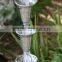 Metal Rain silver Hammered Outdoor Garden Ornament rain chain