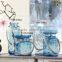 Blown Desktop Decoration Glass Jar Decorative Fiber Glass Flower Vase