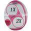 Two pcs of hand held mirror with double clamshell of mirror for beauty