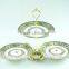 3-tiers cake stand ceramic porcelain mid-east style cake plates wholesale